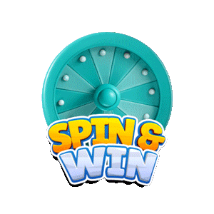Floating wheel image that navigates to Lucky Spin page